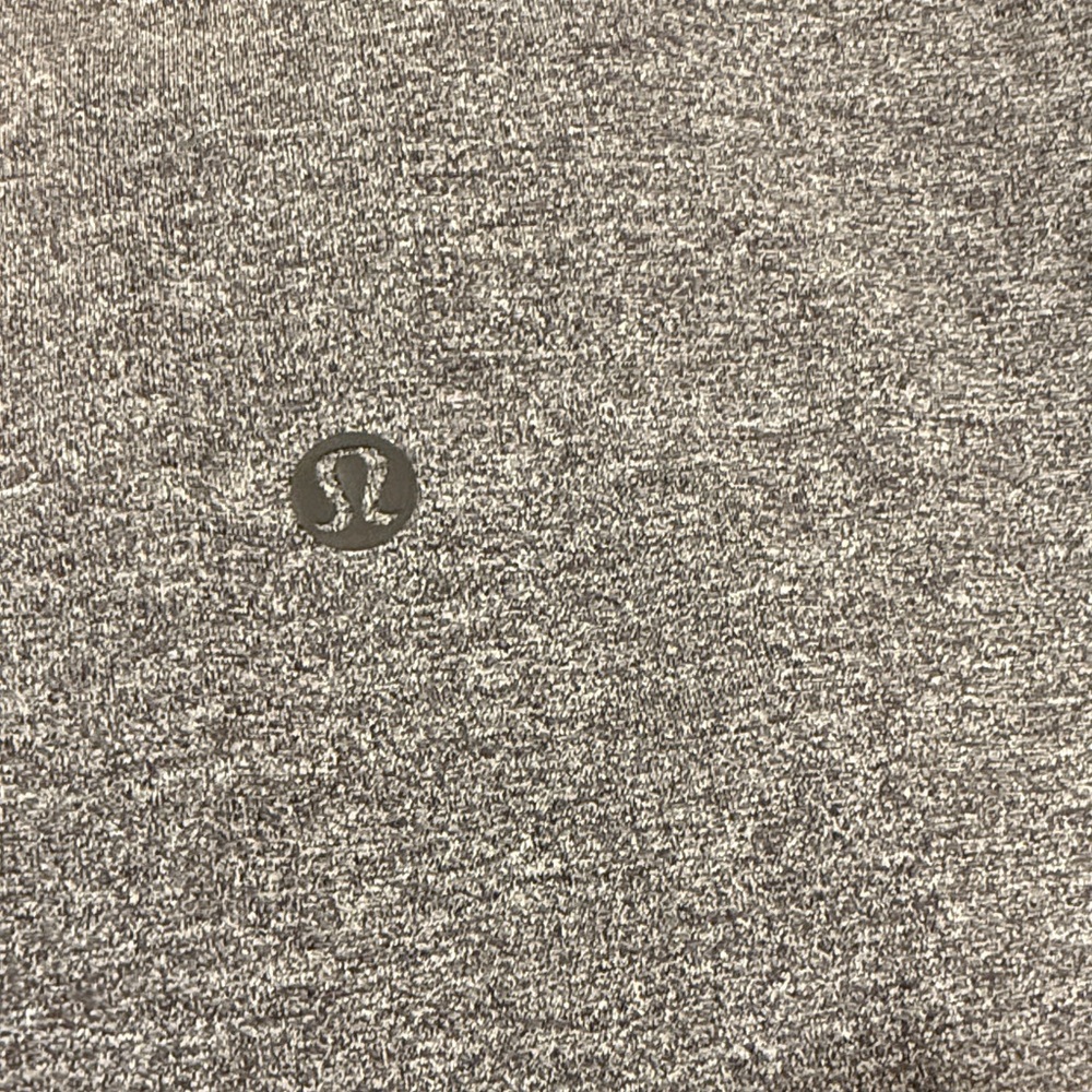 Lululemon Heather gray jogger with black accents - Picture 7 of 7